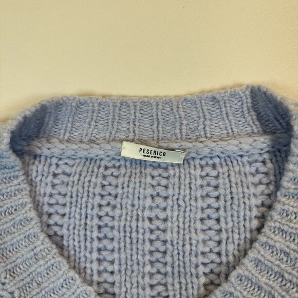 Peserico Alpaca Wool V Neck Sweater Size 36 - Picture 2 of 5